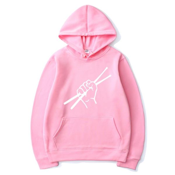 

men's hoodies 2023 fashion drummer pattern printed sweatshirt men and women pullover sports street casual gjd9, Black