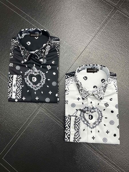 

men's dress shirt slim fit flex collar stretch pint brand clothing men long sleeve dress shirts hip hop style quality cotton 12683, White;black