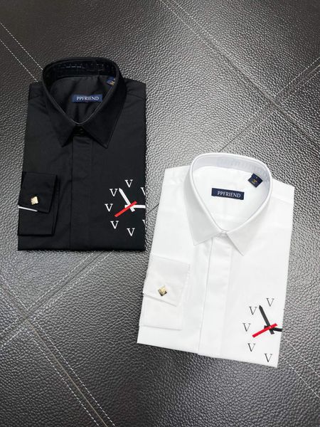 

men's dress shirt slim fit flex collar stretch pint brand clothing men long sleeve dress shirts hip hop style quality cotton 12697, White;black