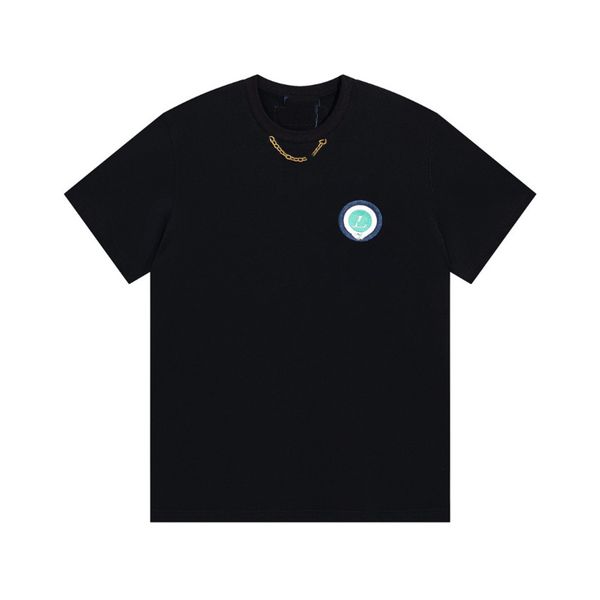 

men's t-shirt 2023 men's t-shirts louiseity fashion cotton soft wrinkle resistant printed letter casual student short sleeve viuto, White;black