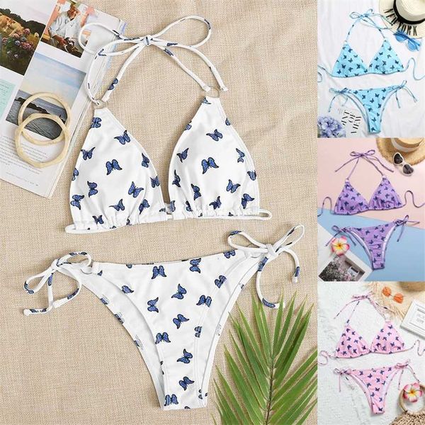 

print split bikini swimsuit swimsuit for girls in 2023, White;black