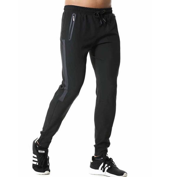 

men's pants jogging pants for men breathable sport sweatpants with zip pocket gym training workout athletic soccer running trousers bla, Black