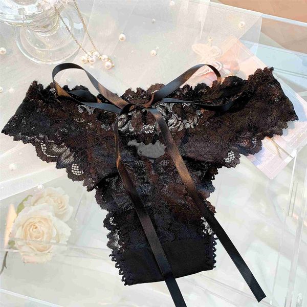

women's g-strings fall into the skirt 2.0~summer french women lace white underwear summer thin black pure lust 2 am7v, Black;white