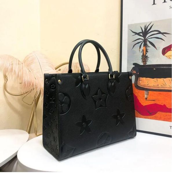 

shoulder bags designer bags women bag handbags embossed flower monograms onthego gm mm womens handbag purse tote shoulder female