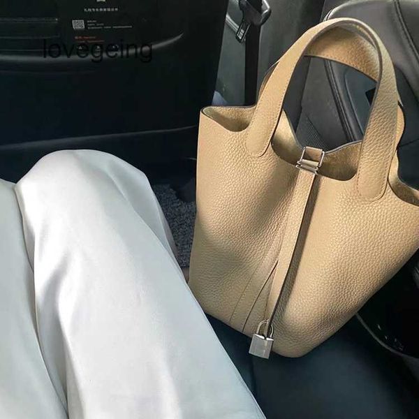 

picotin portable 2023 totes kraft designer female locks bag basket bags hermas layer bucket u7fo