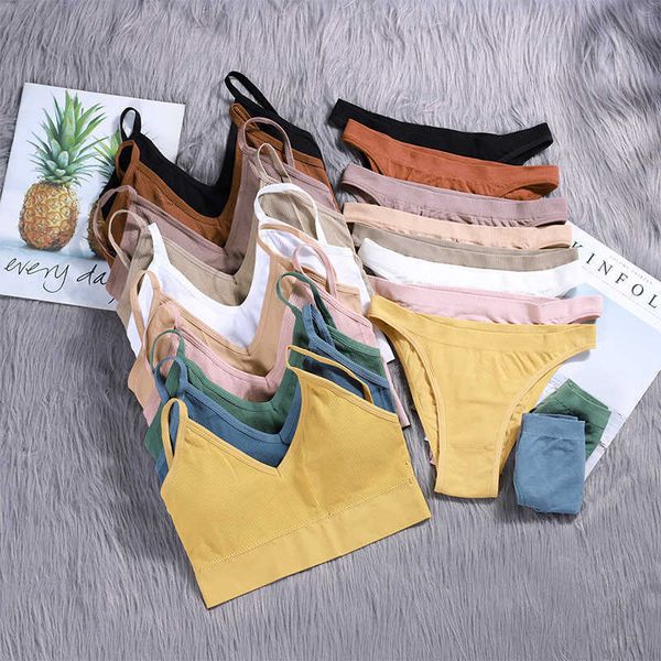 

bras sets lace underwear suit women s athvotar 2pcs seamless underwear set ribbed low-waist panties female lette lingerie new, Red;black