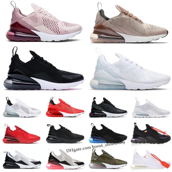 

airmax sports 270 running shoes off triple black white university red barely rose new quality platinum volt 27c 270s men women tennis traine
