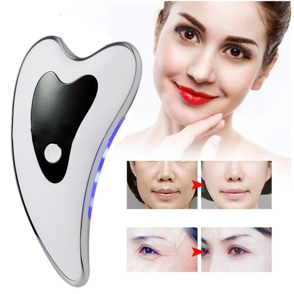 

face care devices microcurrent lift machine usb charge electric guasha massage scraping galvanic beauty skin lifting body massager 230307