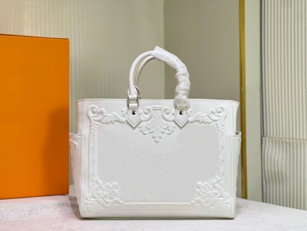 

2023 designer luxury relief shopping bag tote shoulder bag 44956