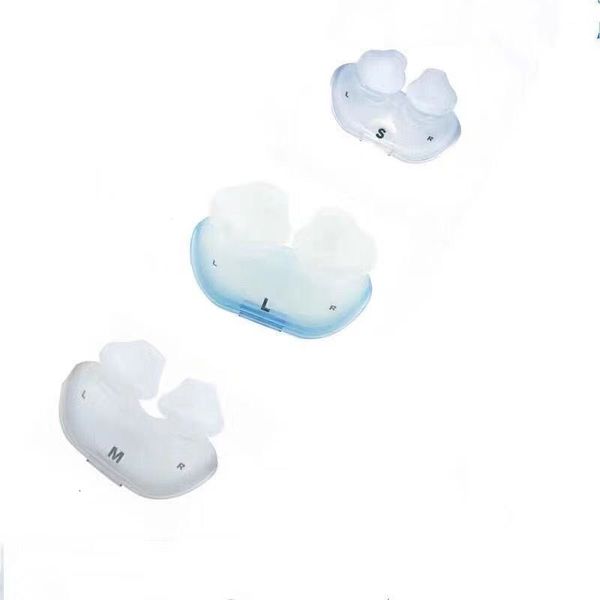 

ear care supply silica cushion for resmed airfit p10 nasal pillows resmed s9s10 ventilator pillow size sml anti snore sleep apnea 230308