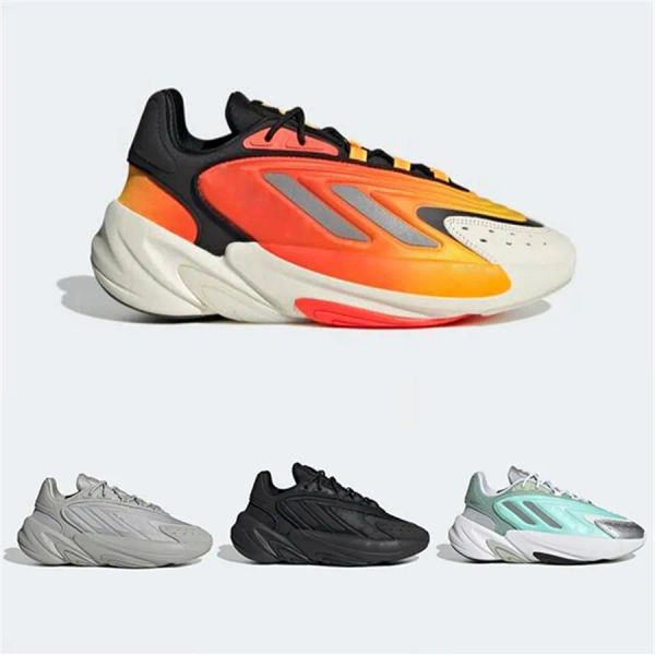 

originals ozelia low running shoes protection breathable men women runner trainers sneaker designer athletic sneakers black white sliver gre