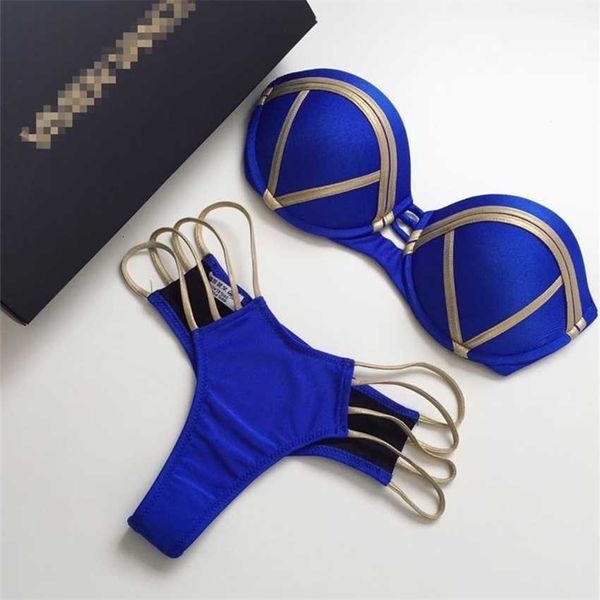 

2023 new split hard pack bikini solid color swimsuit bikini, White;black