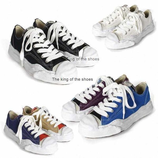 

blakey shoes maison mihara yasuhiro mmy mens leather canvas high low cut men miharayasuhiro shell toe cap skate stc sneakers women lbv4, Black