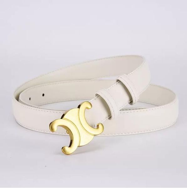 

classic mens womens c gold buckle belts genuine leather business pure color belt have four colors belt size 95cm-115cm as a gift, Black;brown