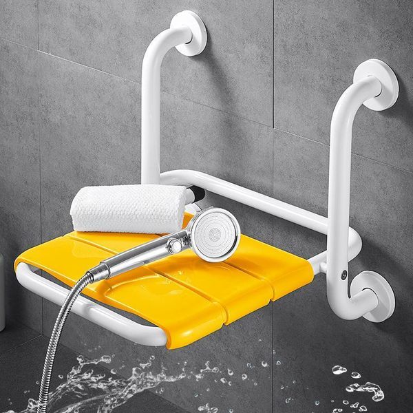 

bath sets wall mounted shower seat room folding stool with armrest elderly pregnant woman supplies 230308