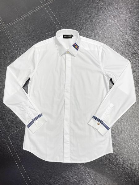 

men's dress shirt slim fit flex collar stretch pint brand clothing men long sleeve dress shirts hip hop style quality cotton 12670, White;black