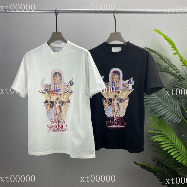 

23ss designer letter printed t shirts tee sweatshirt fashion high street short sleeves summer casual t-shirt breathable men women crew neck, Black;brown