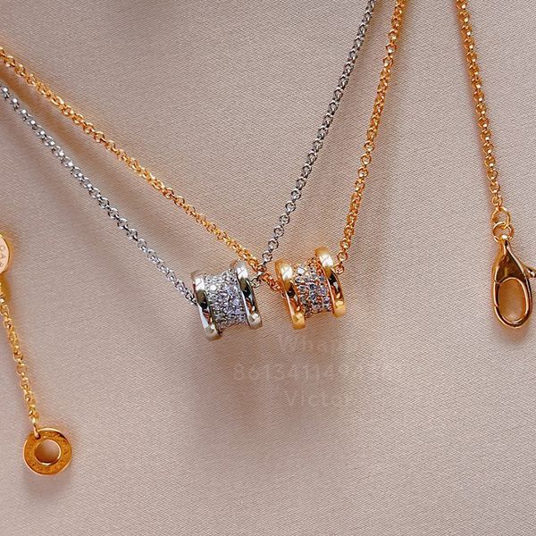 

buigari small waist series designer necklace for woman gold plated 18k highest counter quality classic style fashion luxury jewelry annivers, Silver