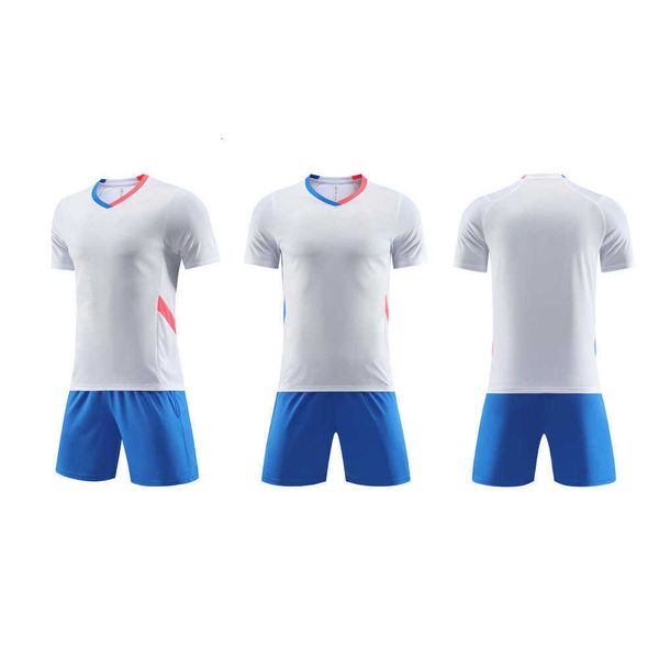 

football uniform diy suit short-sleeved student jersey chil1en's football training uniform for men and women competition diy team kit