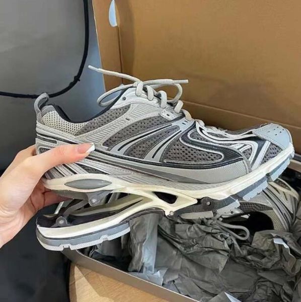 

women paris cut-outs spring shoes thick soles increased suspension damping casual sports comfortable flats sneakers lace-up fashion leisure, Black