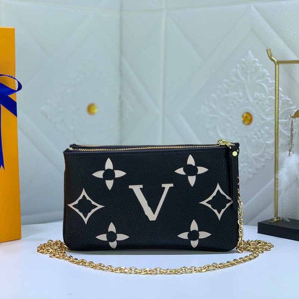 

lady's wallet designer crossbody bag mini clutch bag fashion alphabet chain messenger bag two compartments tjmaxx credit card change pu, Red;black
