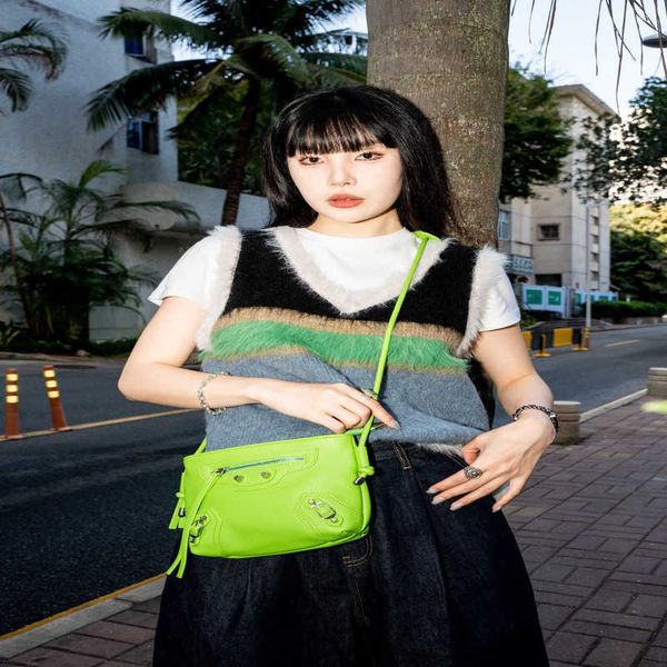 

women's designer punk style biker small square bag 0506