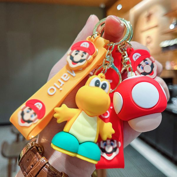 

keychain classic cartoon game 3d doll car key chain pendant pendant night market stall gift wholesale