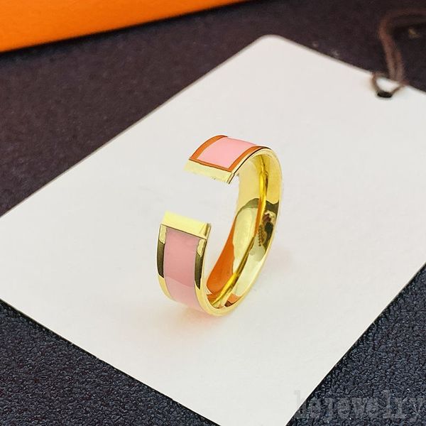 

polychrome rings for men bague homme stainless steel letters love sparkling sweet luxurious romantic red white black enamel alloy womens eng, Silver