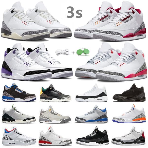 

jumpman 3 3s mens basketball shoes white cement reimagined fire red dark iris cardinal muslin desert elephant rust pink black cat men women