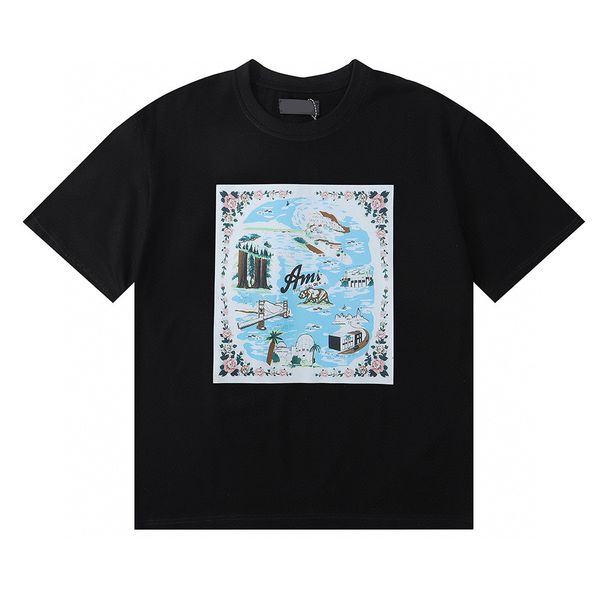 

men's plus tees & polos round neck embroidered and printed polar style summer wear with street pure cotton 1q2r2, Black;brown