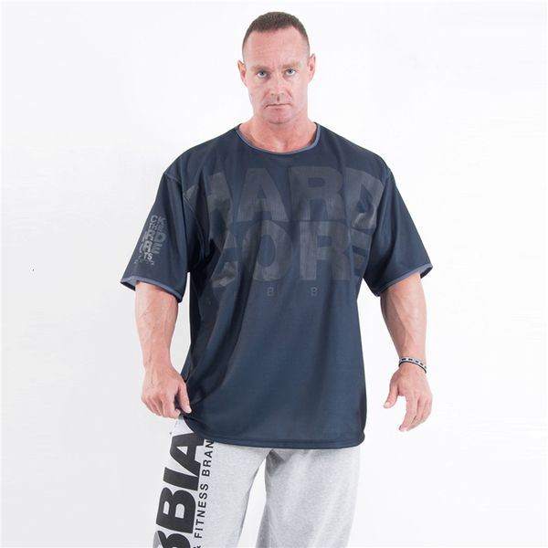 

men's t-shirts mens loose mesh breathable gyms shirt sport t shirt casual short sleeve running workout training tees fitness sport clot, White;black
