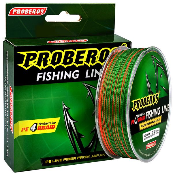 

100m colourful braided fishing line abrasion resistant braided lines incredible superline zero stretch smaller diameter