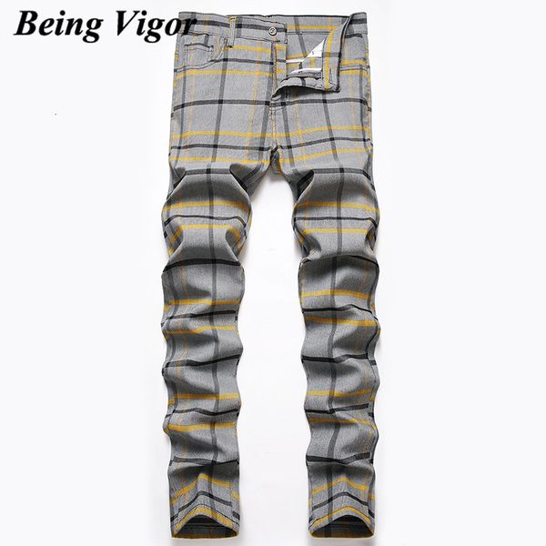 

women s pants s being vigor mens chino inch size business casual straight plaid slim fit leisure trousers 230307, Black;white