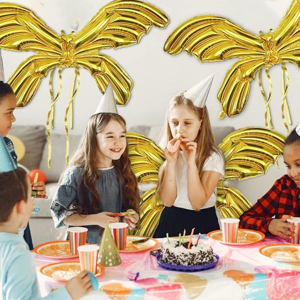 

butterfly foil balloons fashion accessories large angel wings balloon fairy balloon butterfly mylar balloons for butterfly themed t12, Silver
