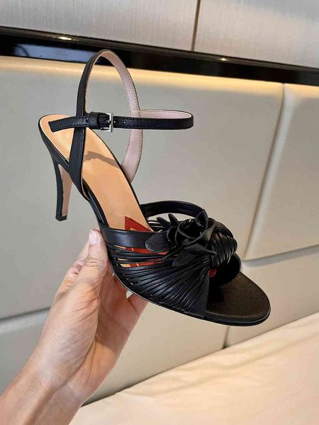 

luxury designer women's shoes classic fashion flat sandals channel thick bottom casual open-toe summer fashion women's shoes beach, Black