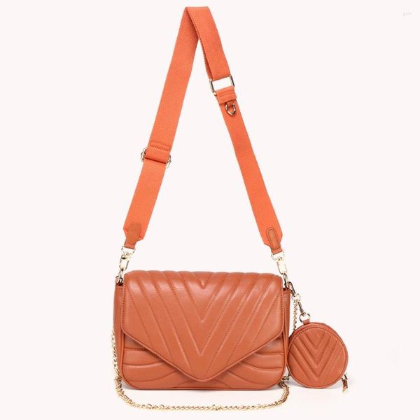 

shoulder bags pu handbags leather crossbody chains rhombic pattern small with coin purse for travel lady daily