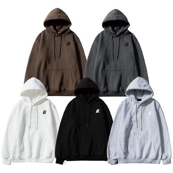 

nb mens hoodie designer hoodies new balances streetwear pullover fashion sweatshirts women 2023 ss loose clothing, Black