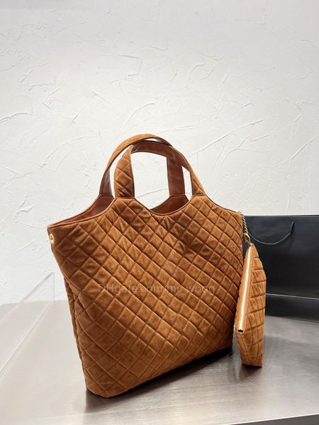

luxury designer bag large tote women's handbag one shoulder bag shopping bag soft cross-body purse brown black large capacity child mot