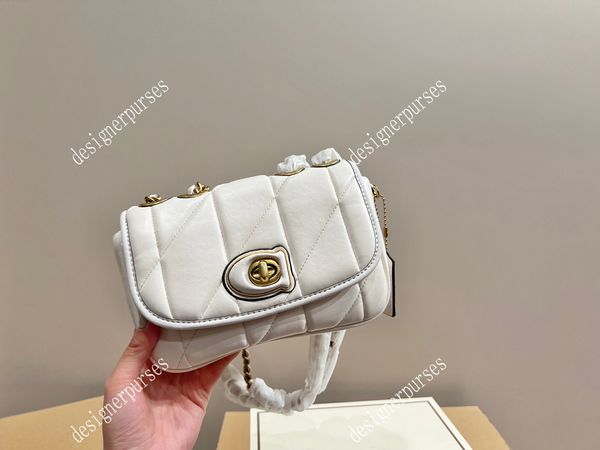 

tz 8 colors designer bags fashion quilted pillow madison 18 shoulder bag classic flap hardware chain bag women's fashion crossbody bag