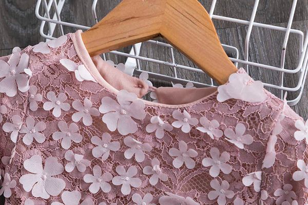 

girl's dresses long sleeve dress for baby girls kids birthday party flower mesh clothes princess christmas dress for girls r230719, Red;yellow