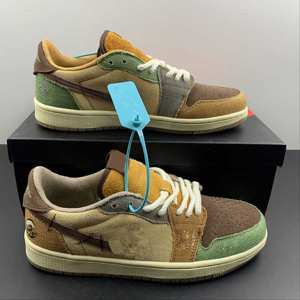 

basketball shoes new release jumpman 1 low og dz7292-200 outdoor sneakers with original