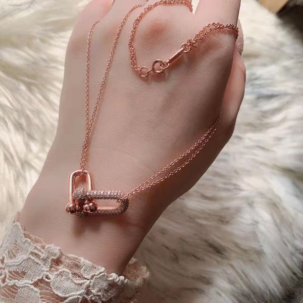 

silver gold initial diamond pendant necklace set designer for women men necklaces couple fashion wedding party thanksgiving day valentine gi