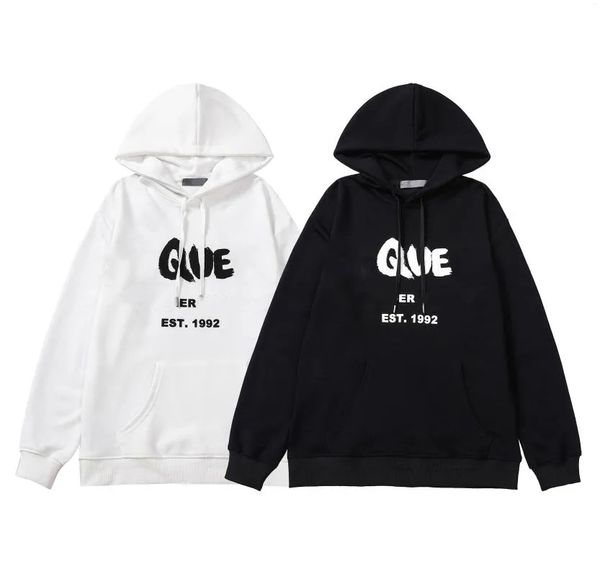 

men's hoodies sweatshirts mens designer clothing hoodiie women sweatshirts streetwear pullover loose lovers clothing, Black