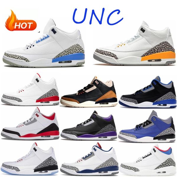 

shoes basketball jumpman 3s pine green racer blue cool grey georgetown medium royal cement throw line red 3 black court purple men trainers