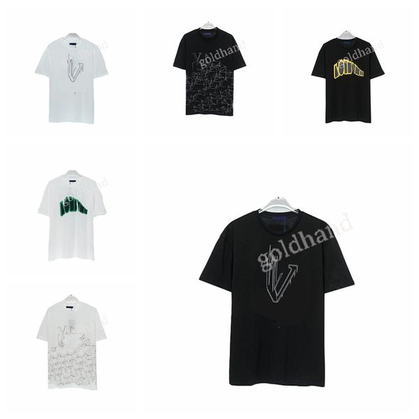 

man summer loose designer man women hip hop t-shirt fitness breathable sport tees vast letter printer t-shirt, White;black