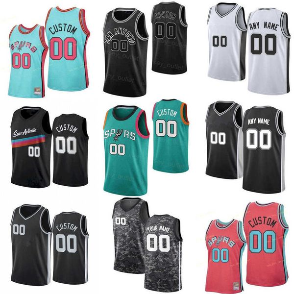 

men women youth san antonio''spurs''custom 26 dominick barlow 55 hall tim 21 duncan tony 9 parker manu 20 ginobili baske, Black;red