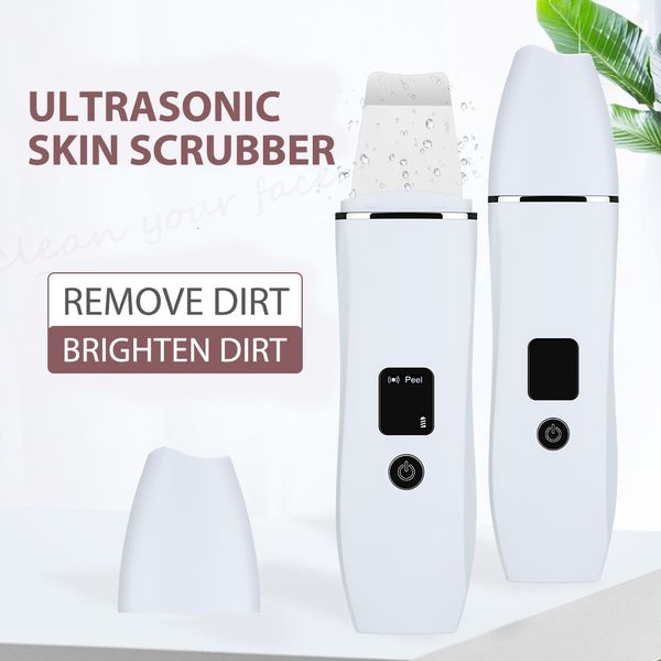 

cleaning tools accessories ultrasonic skin scrubber acne pore cleaner peeling shovel blackhead remover ems anti aging face lifting firming m