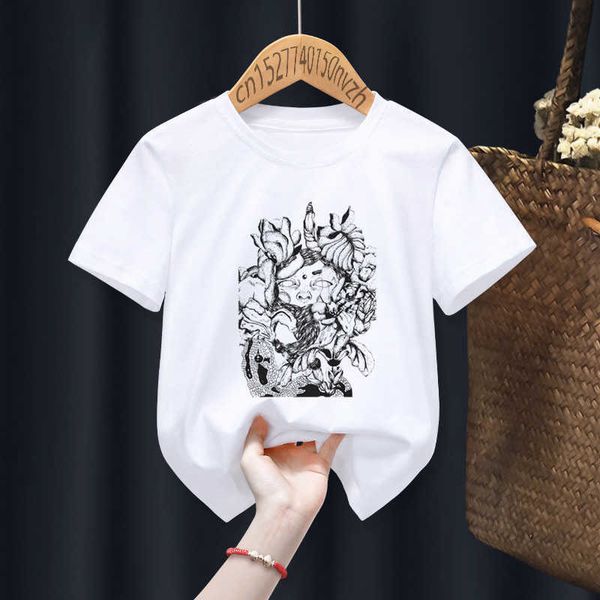

t-shirts dark academia funny boy girl t-shirts kid children anime gift present little baby harajuku clothes drop ship l230309, Blue