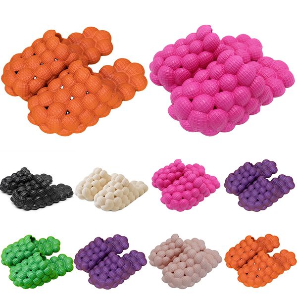 

men women fashion slippers mens outdoor slides summer beach slipper green pink brown womens indoor waterproof shoes, Black