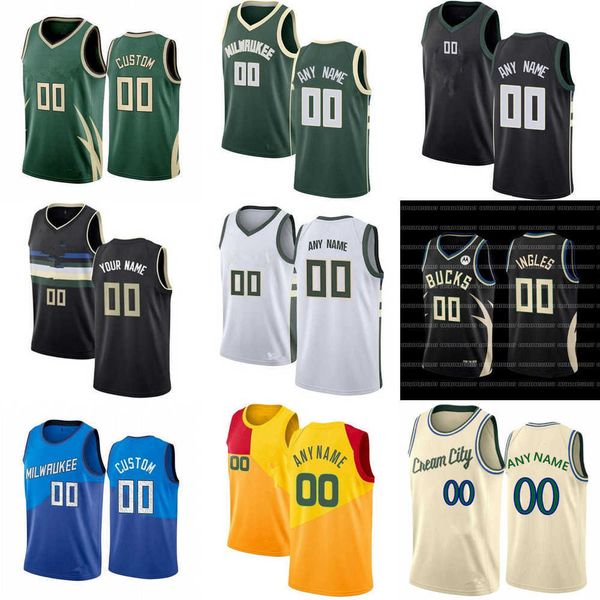 

men women youth milwaukee''bucks''custom 3 george hill 24 pat connaughton 12 grayson allen 13 jo rdan nwora 7 joe ingles, Black;red